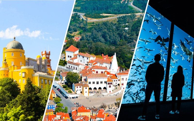 Billet Combo : Océanarium de Lisbonne + Palais national de Pena + Palais national de Sintra