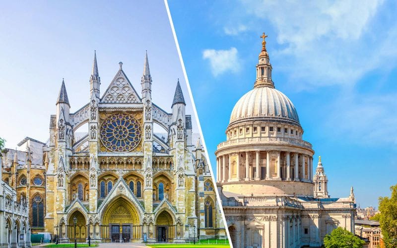 Billet Combo : Billets d'entrée pour l'Abbaye de Westminster + Cathédrale Saint-Paul