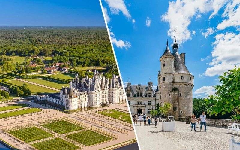 Billet Combo : Chambord + 2 châteaux de la Loire