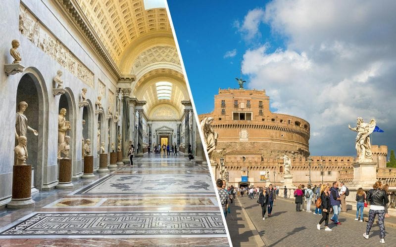 Billet Combo : Billets avec accès prioritaire aux Musées du Vatican, à la Chapelle Sixtine et au Castel Sant'Angelo