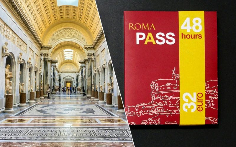 Billet Combo : Billets Musées du Vatican + Roma Pass 48 heures