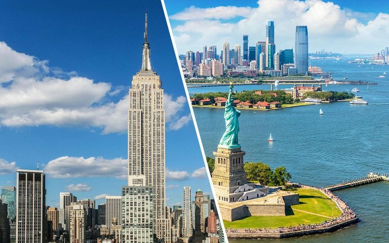 Billet Combo : Billets pour l'Empire State Building 86e étage + Visite standard de 15 minutes en hélicoptère à NYC