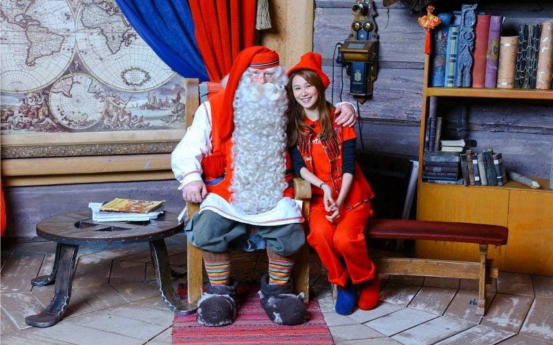 Billet Depuis Rovaniemi : Rencontre avec le Père Noël, balade en traîneau avec des rennes et des huskies