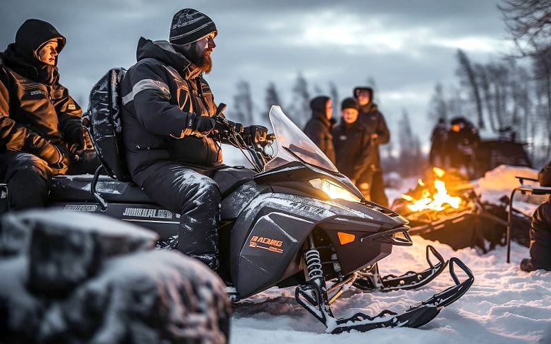 Billet Depuis Zakopane : Visite en motoneige avec feu de joie et navettes