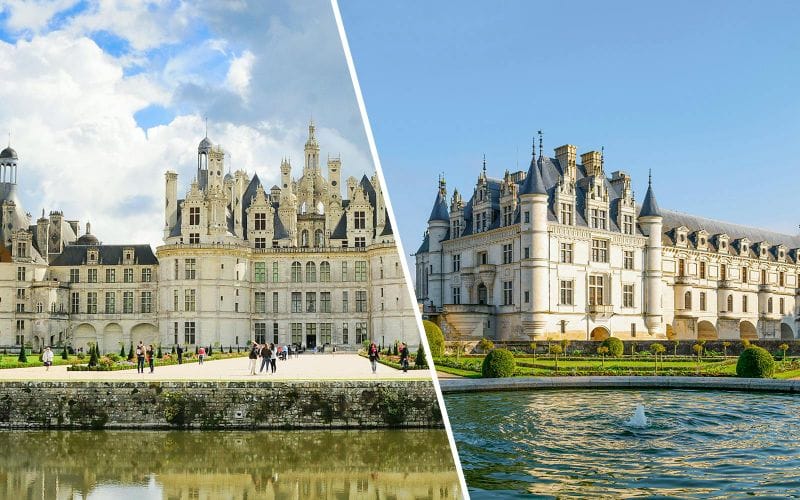 Billet Combo : Billets pour les châteaux de Chambord + Chenonceau + Azay-le-Rideau