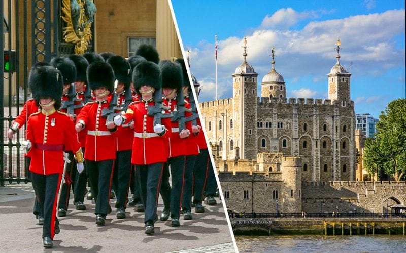 Billet Combo : Relève de la garde au Palais de Buckingham + Billets pour la Tour de Londres