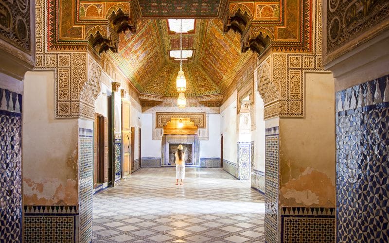 Billet Marrakech : Visite guidée du Palais de la Bahia, de la médersa Ben Youssef, des souks et de la médina