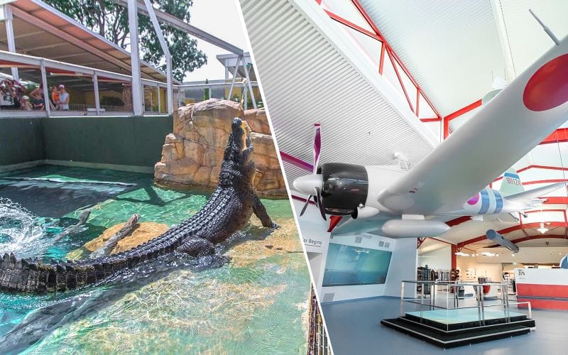 Billet Combo : Crocosaurus Cove + Royal Flying Doctor Service Tickets