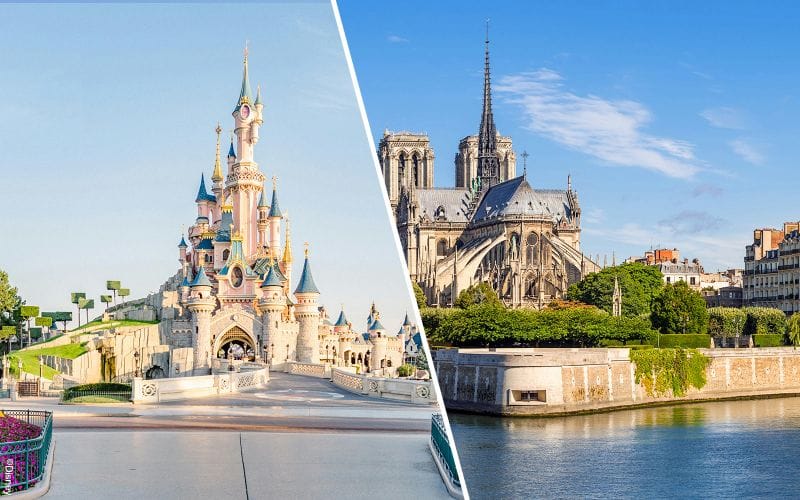 Billet Combo : Billet 1 jour pour Disneyland® Paris + Visite guidée de l'intérieur de Notre-Dame