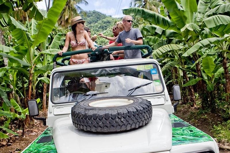 Billet Excursion en jeep au volcan Soufrière à Sainte-Lucie