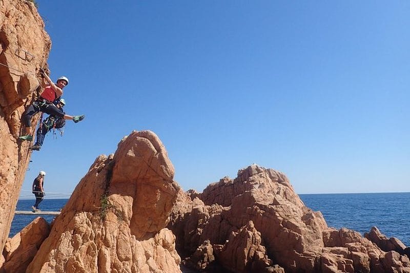 Billet Escalade sur falaises en Via Ferrata à Sant Feliu de Guíxols