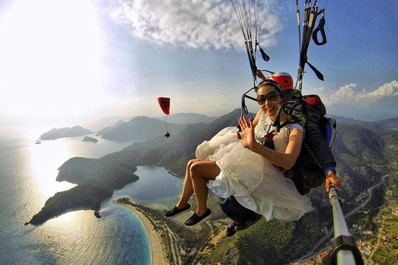 Billet Vol en parapente en tandem à Fethiye