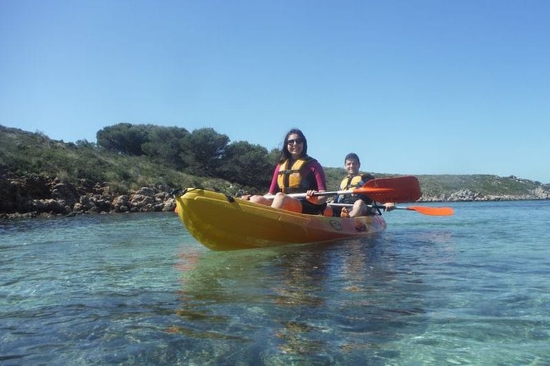 Billet Excursion en kayak à Minorque
