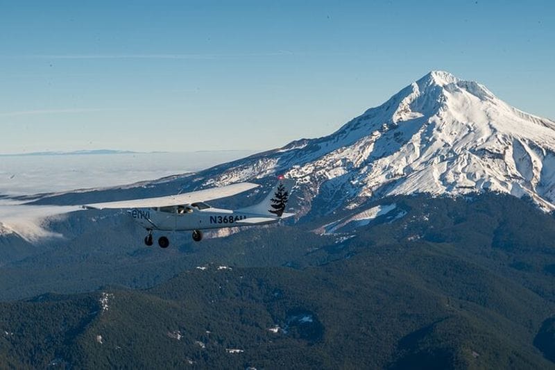 Billet Vol en avionnette au-dessus des chutes du Columbia Gorge et du Mont Hood depuis Portland