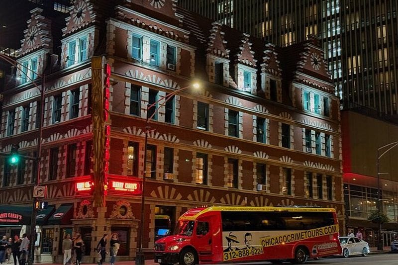 Billet Tour nocturne de la mafia et du crime en bus à Chicago