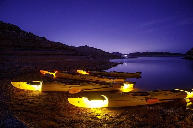 Billet Balade en kayak sur le lac Mead au coucher du soleil