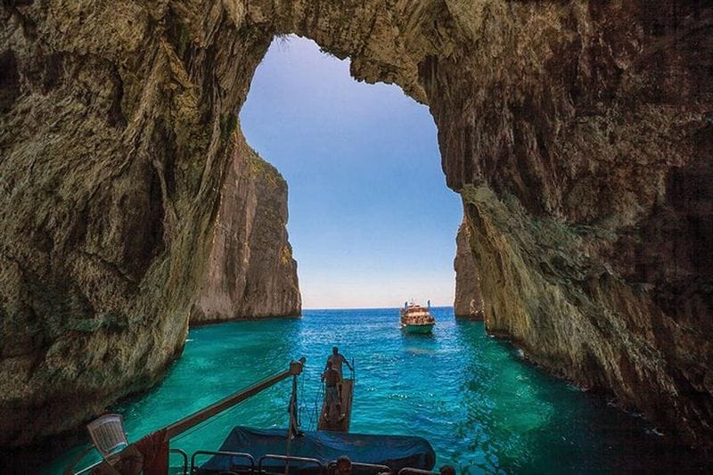 Billet Excursion à Paxos, aux Grottes Bleues et à Lakka en bateau depuis Corfou