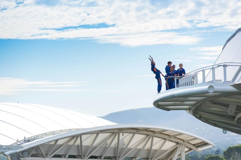 Billet Escalade sur le toit de l'Adelaide Oval