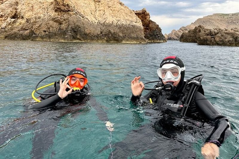 Billet Expérience de plongée pour débutants à Minorque