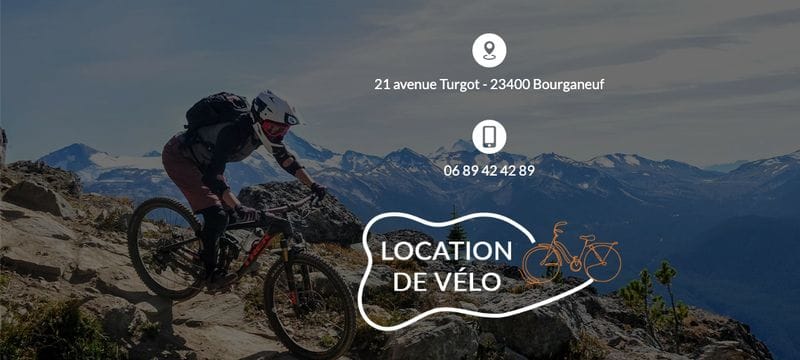 Billet Location de vélos chez L'Atelier Vélo