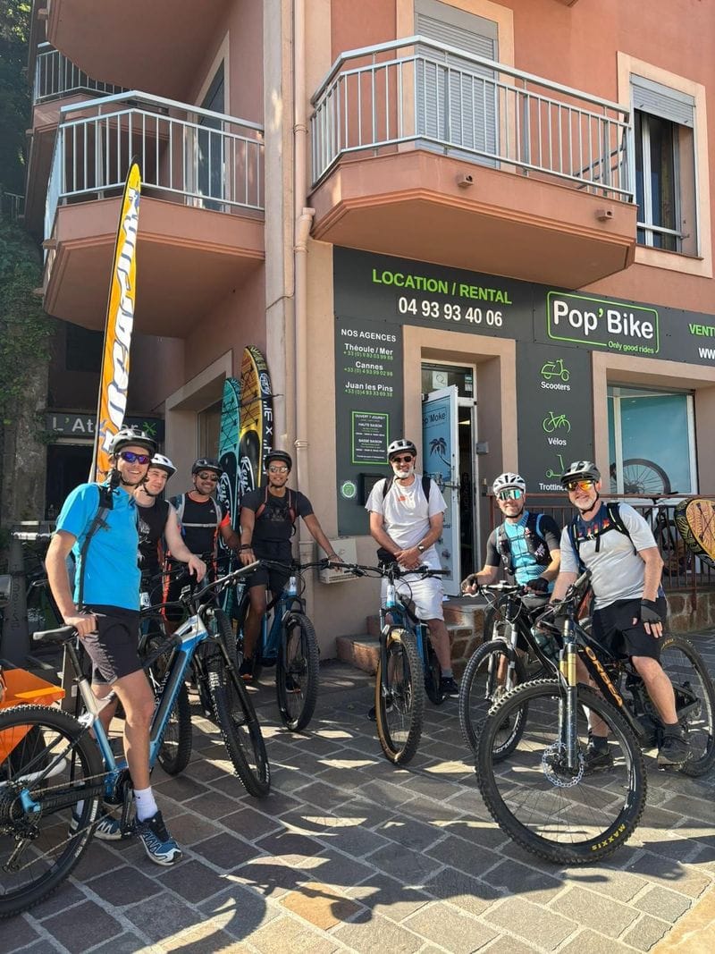 Billet Location de vélos chez Pop'Bike Théoule-sur-Mer
