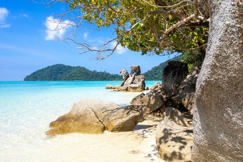 Billet Journée complète de plongée en apnée dans les îles Surin en hors-bord au départ de Khao Lak