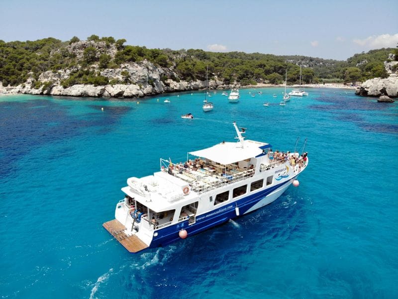 Billet Demi‑journée en bateau à Minorque avec arrêt plage - billet