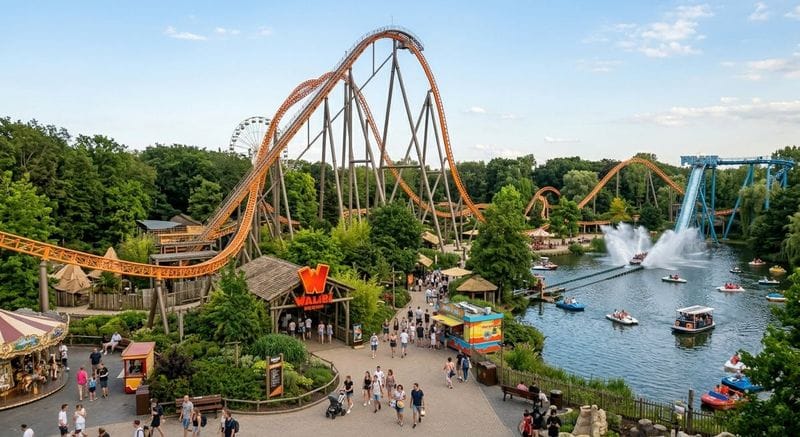 Billet Billet d'entrée pour Walibi Belgium avec audioguide de Bruxelles et eSIM