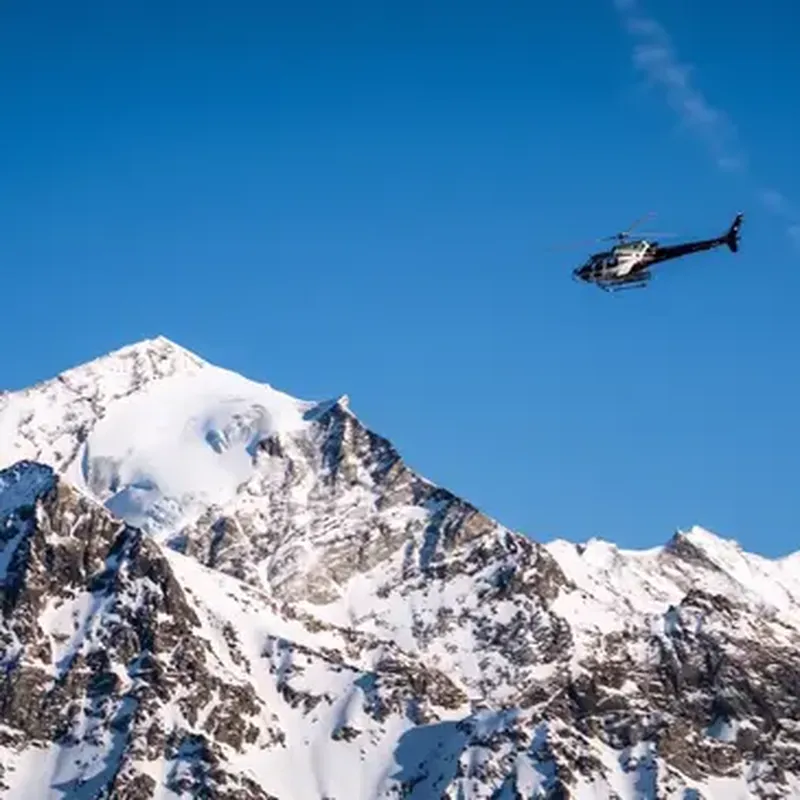 Billet Week-end Survol du Mont-Blanc en Hélicoptère à Megève