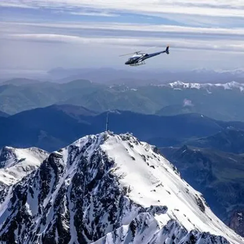 Billet Baptême en Hélicoptère - Survol du Pic du Midi