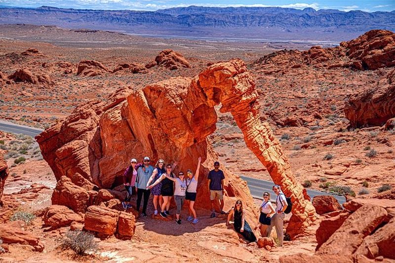 Billet Petit groupe : Excursion d'une demi-journée dans la Vallée du Feu au départ de Las Vegas