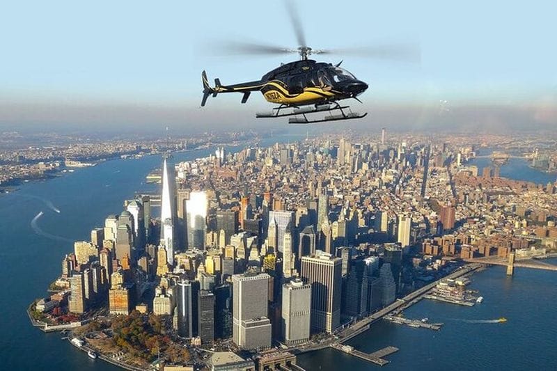 Billet Visite de New York en hélicoptère de nuit au départ du New Jersey