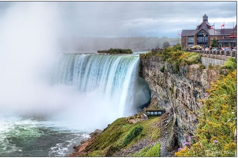 Billet Niagara Falls Canada : Hélicoptère + Bateau + Déjeuner et plus Ramassage américain