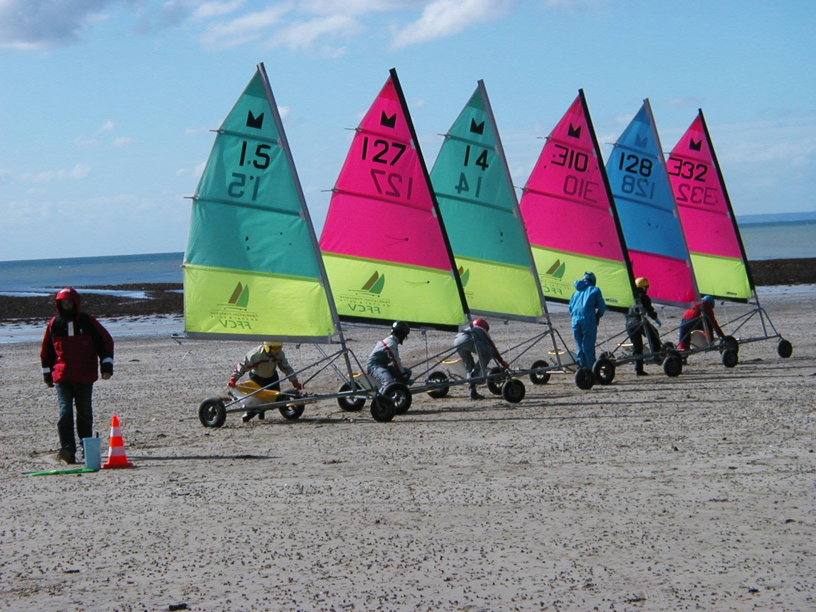 Char à voile à Le Mont-Saint-Michel