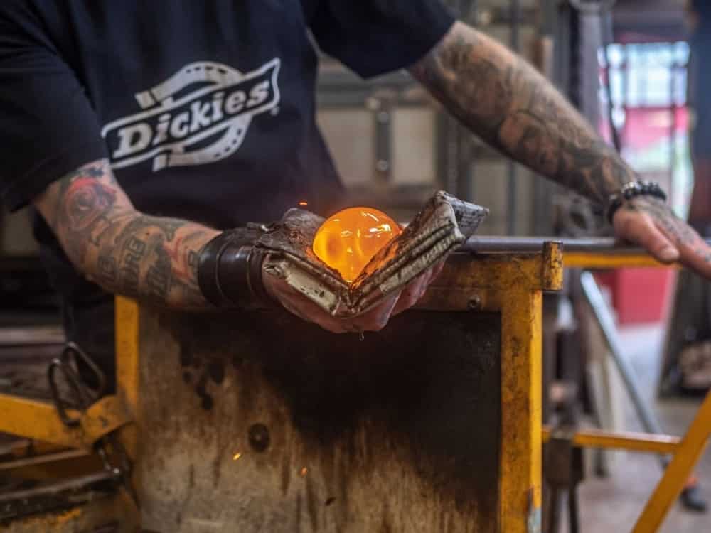 Atelier de soufflage de verre