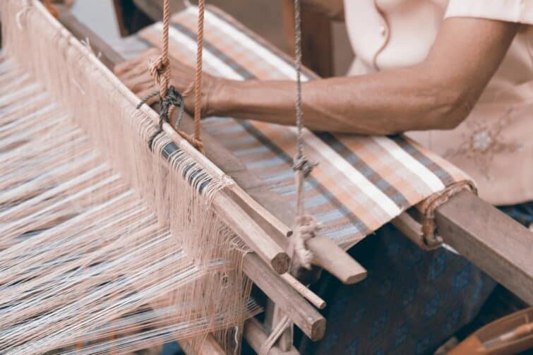 Atelier de tissage à Danemark