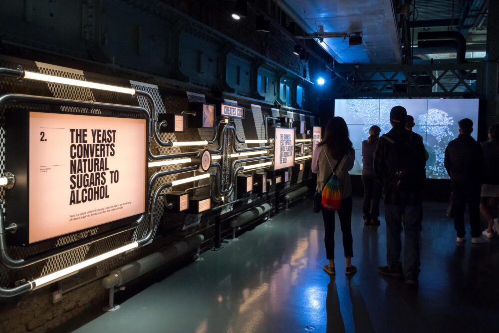 Ateliers interactifs à la Guinness Storehouse