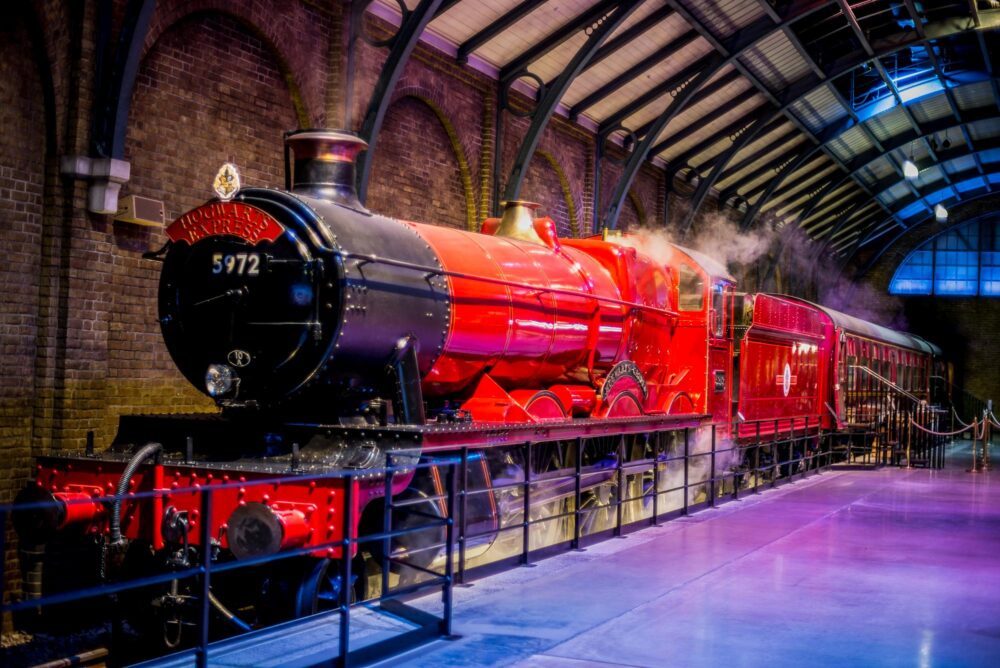 Train Hogwarts Express et la voie 9 ¾