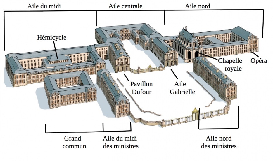 Plan du Château de Versailles