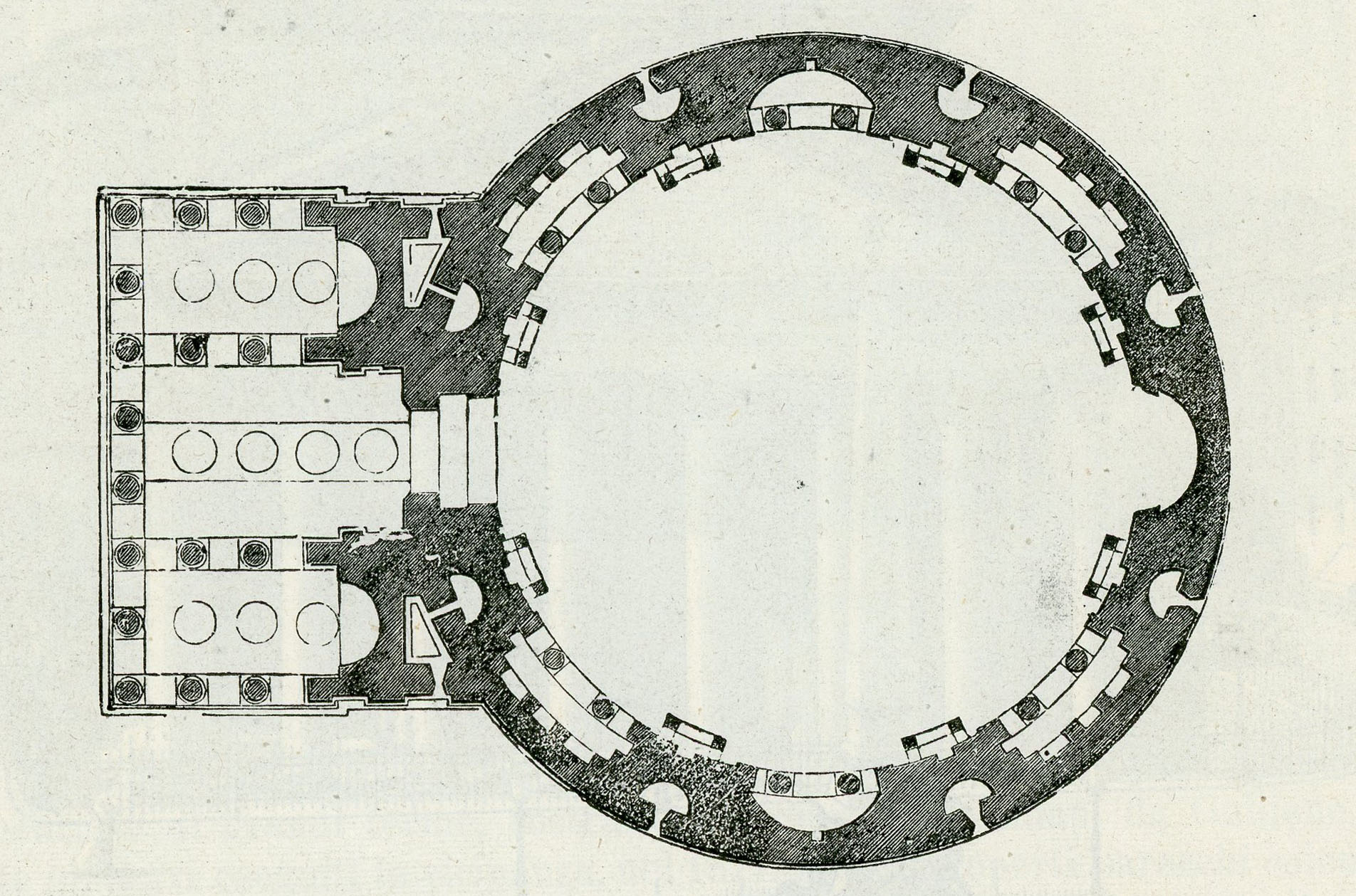 Plan du Panthéon (1894)
