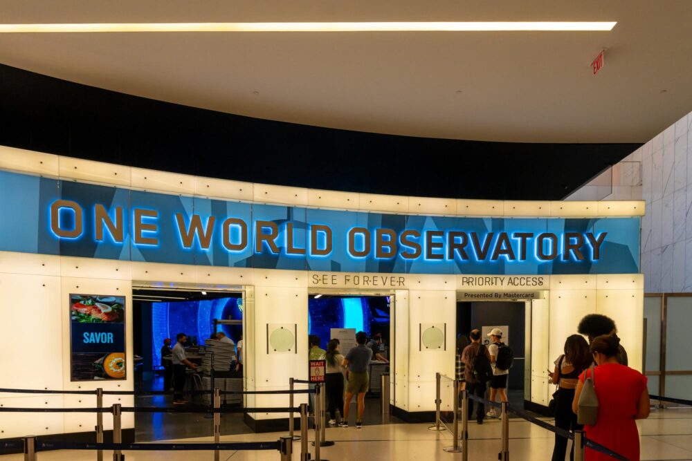 entrée du One World Observatory