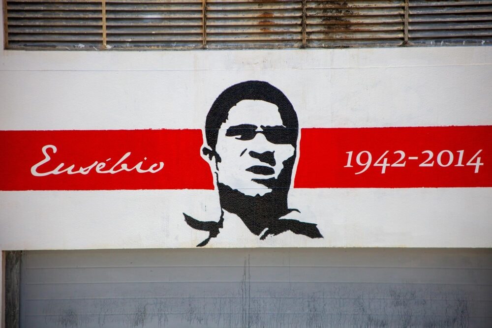 peinture Eusébio benfica