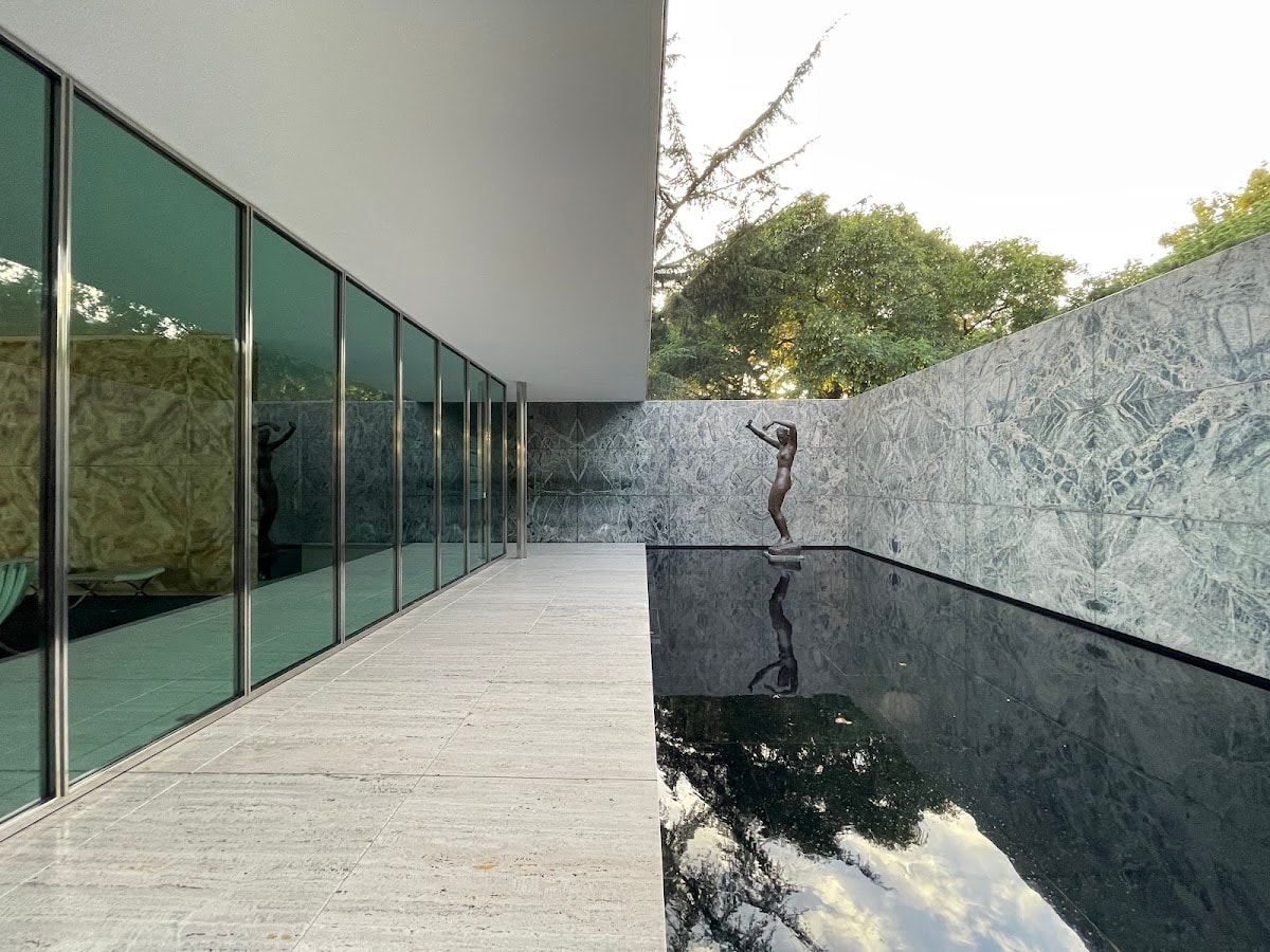 Billet Pavillon Mies van der Rohe