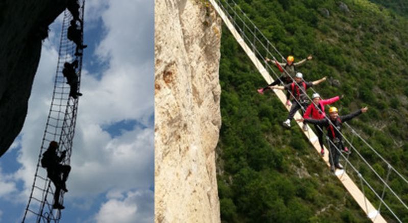 Billet Via ferrata Gorges de La Dourbie