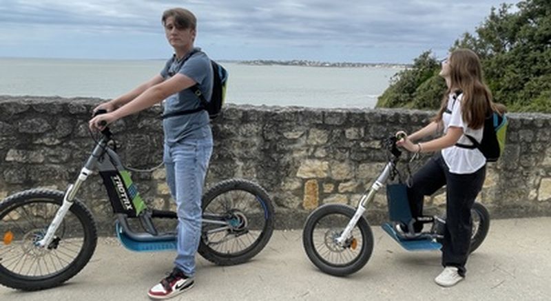 Billet Location de trottinette électrique tout terrain au départ de Royan