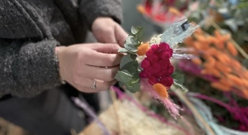 Billet Atelier de composition florale avec fleurs séchées à Nice