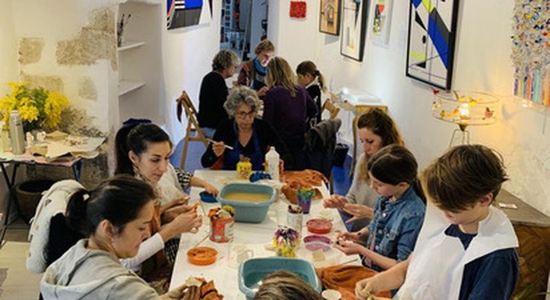 Billet Atelier créatif, peinture et Arts plastique à Grasse