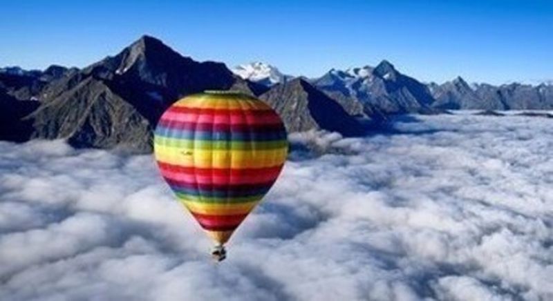 Billet Vol en montgolfière dans les Alpes - Panorama sur le Mont Blanc