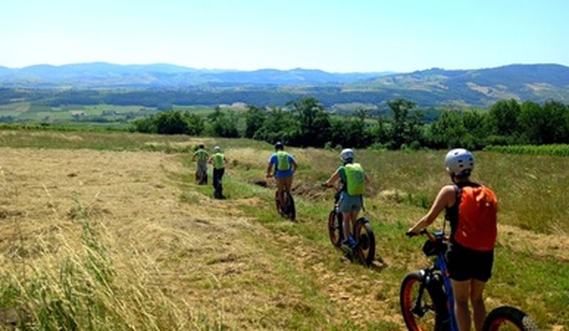 Billet Randonnée en trottinette électrique dans le Beaujolais près de Lyon