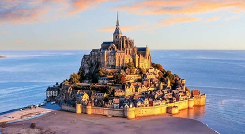 Billet Survol du Mont-Saint-Michel en Hélicoptère au Départ de Caen